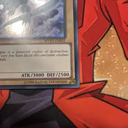* BLUE-EYES WHITE DRAGON * 1ST EDITION SECRET RARE (ALT ART MVP1-ENS55 YUGIOH LP - Image 4