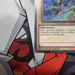 * BLUE-EYES WHITE DRAGON * 1ST EDITION SECRET RARE (ALT ART MVP1-ENS55 YUGIOH LP - Image 5