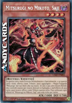 MITSURUGI NO MIKOTO, SAJI • Segreta • L26D ITM05 • 1Ed • Yugioh! • ANDYCARDS - Image 1