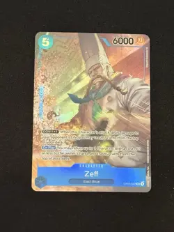 Zeff One Piece TCG Pillars of Strength OP03-047 Alt Art Rare - Image 1