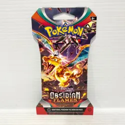 1x Obsidian Flames Charizard Sleeved Blister Sealed Pokemon Card Booster Pack - Image 1