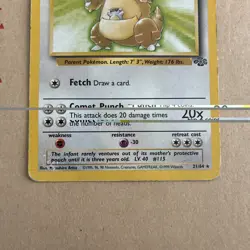 Pokemon Cards Kangaskhan 21/64 Jungle WOTC Rare - MP/HP - Image 4