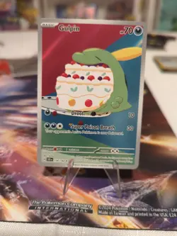 Gulpin - 154/142 - Illustration Rare - Stellar Crown - Pokemon Card - NM/M - Image 1