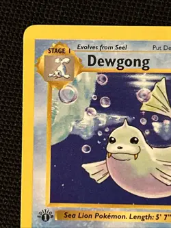 Pokemon Dewgong 25/102 (1st Edition) Shadowless *Near Mint* Never Played Card - Image 3
