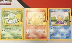 Pokemon First Partner Kanto - Squirtle Bulbasaur Charmander (JUMBO CARDS) 3 SET - Image 1