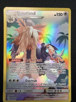 Stoutland (Secret) SM - Cosmic Eclipse #248/236 Pokemon Card TCG - Image 1