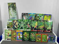 Pokemon Treecko Lot Pokemon Lot of 20 Cards and Stickers Treecko Mixed Lot Crimp - Image 2