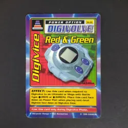 Digimon Card: Digivice Red & Green 1st Edition St-61 - Image 1