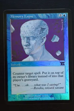 Magic The Gathering MTG MEMORY LAPSE FOIL Judge Promos LP Lightly Played - Image 1