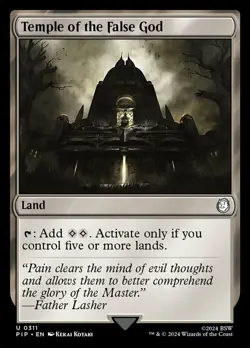 Temple of the False God Light Play, English Magic the Gathering MTG Universes Be - Image 1