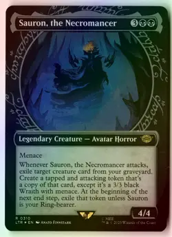 MTG Sauron, the Necromancer (Showcase) FOIL The Lord of the Rings - Image 1