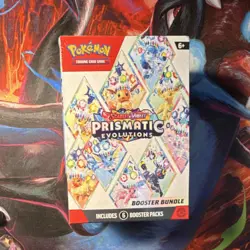 Pokemon TCG Prismatic Evolutions Booster Bundle Box 6 Packs Eevee - Image 1