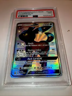 2019 Pokemon Sun & Moon Hidden Fates #SV69 Fa/Umbreon Gx Hidden Fates PSA 9 - Image 1