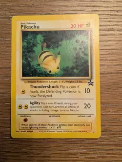 Pikachu – Wizards of the Coast Black Star Promo #27 Pokemon - Image 1