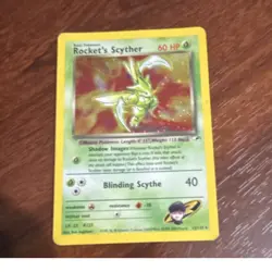 Rocket's Scyther Holo Rare Gym Heroes 13/132 English 60HP Ken Sugimori - Image 1