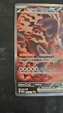 MINT Pokemon Bloodmoon Ursaluna ex 168/131 Prismatic Evolutions SIR Holo EN - Image 2