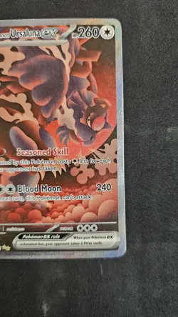 MINT Pokemon Bloodmoon Ursaluna ex 168/131 Prismatic Evolutions SIR Holo EN - Image 3