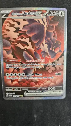 MINT Pokemon Bloodmoon Ursaluna ex 168/131 Prismatic Evolutions SIR Holo EN - Image 4