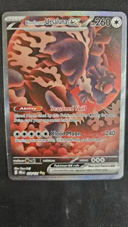 MINT Pokemon Bloodmoon Ursaluna ex 168/131 Prismatic Evolutions SIR Holo EN - Image 5