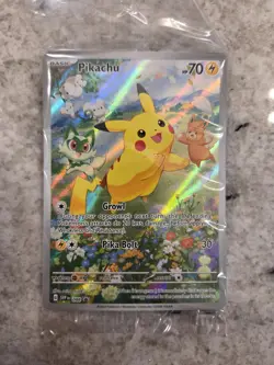 Pokemon TCG Pikachu Scarlet & Violet Promo 088 Holo 70 HP English 2024 Sealed - Image 1