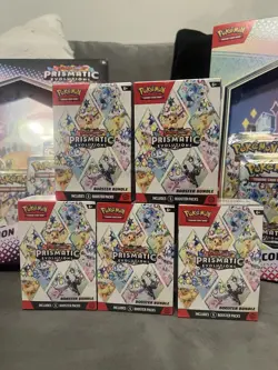 Pokemon Prismatic Evolutions Booster Bundle Box Factory Sealed US English - Image 4
