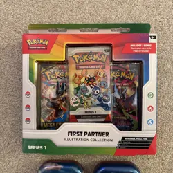 Pokemon TCG First Partner Illustration Collection & 2 Ascended Heroes Mini Tins - Image 2
