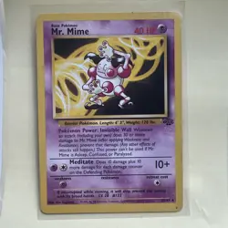 Pokemon TCG Mr. Mime Jungle 22/64 Unlimited 1999 Lightly Played - Image 1