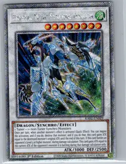 Crystal Wing Synchro Dragon (Platinum Secret Rare) RA02-EN029 - Yu Gi Oh - NM - Image 1