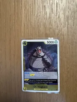 Dr. Hogback Rare (R) OP14-110 The Azure Sea's Seven English Foil - Image 1