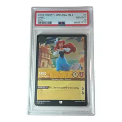 2023 Disney Lorcana The First Chapter Ariel - On Human Legs #1 FOIL PSA 10 - Image 1