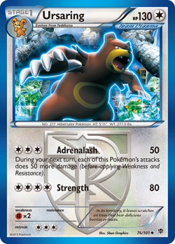Ursaring 76/101 Uncommon | Plasma Blast | Pokemon Card - Image 1