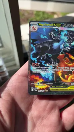 Mega Charizard X EX. 125/94 Phantasmal Flames. Pokemon card. M/NM (Pack Fresh) - Image 2