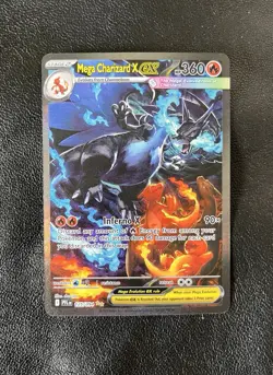 Mega Charizard X EX. 125/94 Phantasmal Flames. Pokemon card. M/NM (Pack Fresh) - Image 3