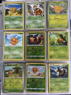 Pokemon Card Species Set Lot - 9x Unique Cards / Combee Family - Image 1