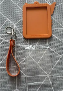 Flareon Pokemon Card Case Holder Keyring Charm Chinese Promo New Unused - Image 3