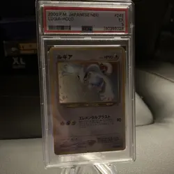 Pokemon Lugia EX 249 Gold Silver New World Holo Rare 2000 PSA Japanese Card - Image 4