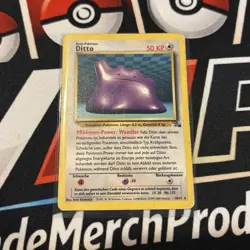[German] Super Rare Ditto 18/62 Fossil Regular Low Pop Pokemon Card HP/DM - Image 3