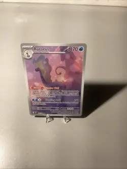 Pokemon Aurorus 092/088 IR Full Art Pokemon Card Perfect Order Set. NM - Image 1