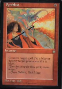 Pyroblast - Ice Age: #213, Magic: The Gathering Lp R112 - Image 1