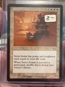 Serra Avatar Urza's Saga Regular Magic The Gathering MTG - Image 1