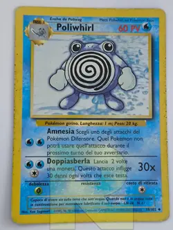 Poliwhirl ® Set Base 38/102 ® Non Comune ® Pokemon ® Italiano ® Poor - Image 1
