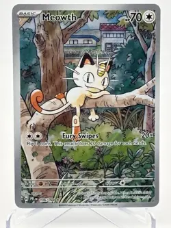 Meowth 106/094 - IR - Phantasmal Flames Mega Evolution - Pokemon NM - Image 1