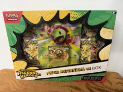 Pokemon Mega Evolution Ascended Heros Mega Meganium Ex Box Factory Sealed - Image 1