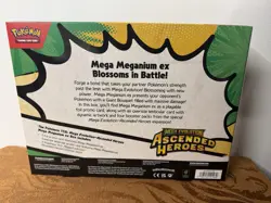 Pokemon Mega Evolution Ascended Heros Mega Meganium Ex Box Factory Sealed - Image 2