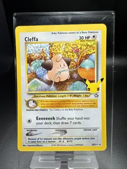 Cleffa 20/111 Celebrations: Classic Collection Holo Pokemon 25th Anniversary NM - Image 1