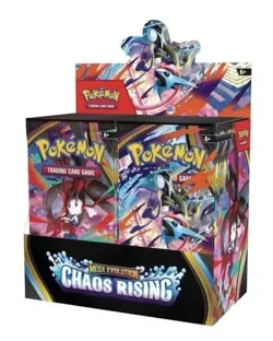 Pokemon Centre Chaos Rising Booster Display Box Pre-Order Sealed CONFIRMED ORDER - Image 1