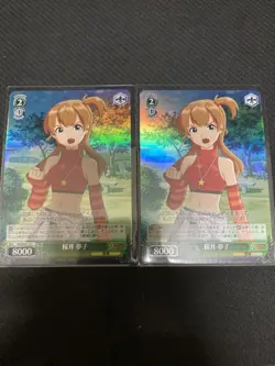 Weiss Schwarz YuGiOh Sakura Yumeiko Holo Idolmaster 765AS Trading Card - Image 1