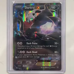 Darkrai EX 74/122 Breakpoint Holo Lightly Played Card Condition Al Around - Image 1