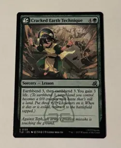 MTG Cracked Earth Technique - Avatar: The Last Airbender: Eternal-Legal NM - Image 1