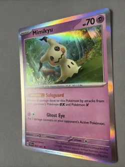 Pokemon TCG * SV Paldean Fates * 37/91 Mimikyu Holo Rare * FRESH PK - Image 2